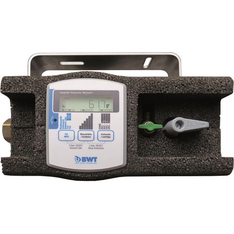 BWT – Station de désembouage chauffage – Détartrage sans cartouche – Compteur d'eau intégré – Raccord pour cartouches AQA therm HRC