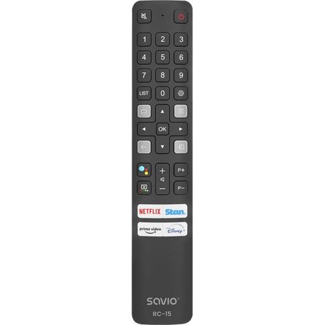 SAVIO RC-15 universal remote control/replacement for TCL , SMART TV (1/4)