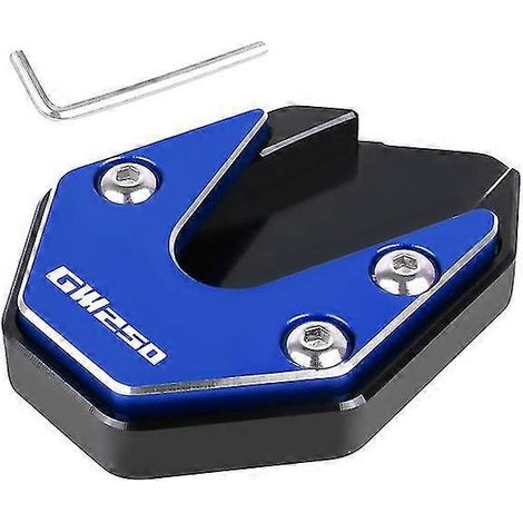 Für Suzuki GW250 GSX250R GSX 250 R 20212022 DL250 Motorrad-Seitenständer-Verlängerungsplatte - blau - GW250