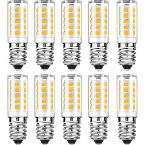 de Ampoule LED - Chaud Equivaut à Incandescente Non-Dimmable Lot 10 E14 3000K 5W 50W 500LM Blanc (1/4)