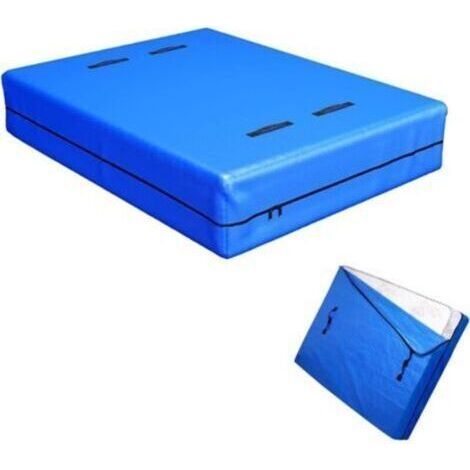 BUNTHAUS Housse de matelas pour déménagement et rangement, sac de matelas imperméable avec 8 poignées de transport renforcées, housse de protection extra épaisse, Heavy Duty (196 x 145 x 38) (1/4)