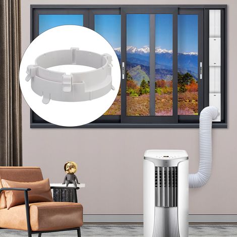 Connecteur Flexible de Ventilation pour Climatiseur Mobile ABS Diamètre 19cm pour KY25 KY35 1P 1.5P - Coupleur Portable Blanc Kit de Remplacement (1/5)