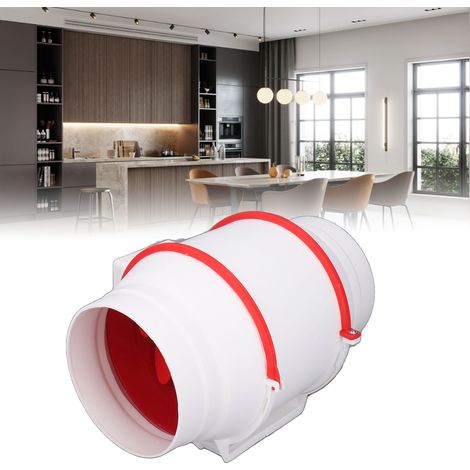 Ventilateur de gaine rond Yongji 6 pouces, extracteur d'air de cuisine haute puissance, ventilateur d'extraction, ventilateur de gaine d'appoint, norme européenne 220 V (1/5)