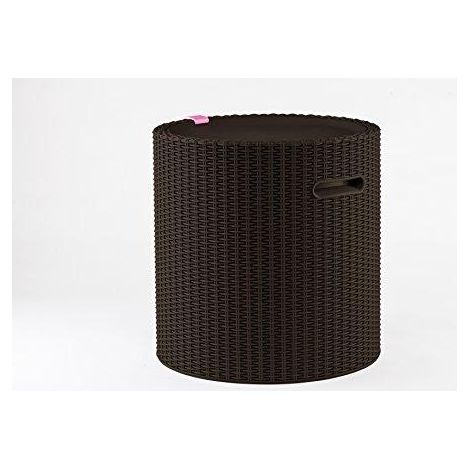 Keter Cool Stool multifunktionaler Hocker braun wetterfest für den Außenbereich (1/3)