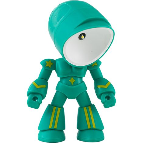 Mini lámpara de noche DIY para niños, diseño de animales, personalizable, ABS, 5,5 x 5,3 x 9,6 cm, 6 colores, 75 g, con pilas y accesorios integrados. (1/5)
