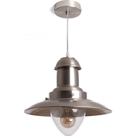 Lámpara Colgante Nickel Satinado Fisherman Níquel (1/5)