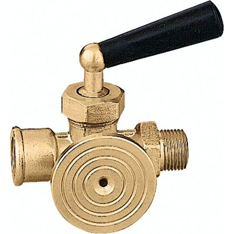RUBINETTO PORTA MANOMETRO 3 VIE 3/8   CALEFFI SPA