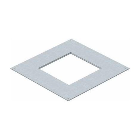 OBO Bettermann Coperchio di montaggio 350-2/3 per GES4 383x383x4 Acciaio zincato a nastro, 7400505