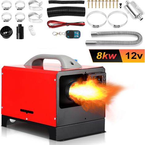 Wolketon 12V 8KW Air Diesel Standheizung Integration LCD Diesel Luftheizung PKW Heizung mit Fernbedienung (1/5)