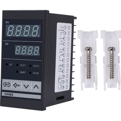 CH402 AC85-264V régulateur de température PID intelligent de haute précision relais de Thermostat entrée TC/RTD (1/5)