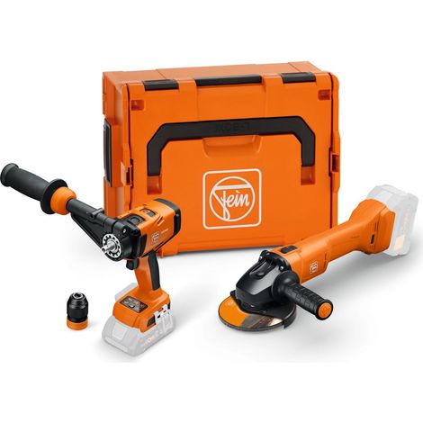 Combo d’avantages sans fil. Perceuse-visseuse ASCM 18-4 QM AS et 1 Meuleuse d’angle CCG 18-125-12 AS. Compatible avec les batteries 18 V depuis 2008 et AMPShare.Sac en nylon (1/5)
