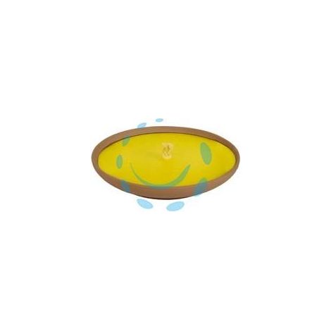 CITRONELLA MEDIA IN CIOTOLA DI TERRACOTTA - ø cm.15x3,5h.
