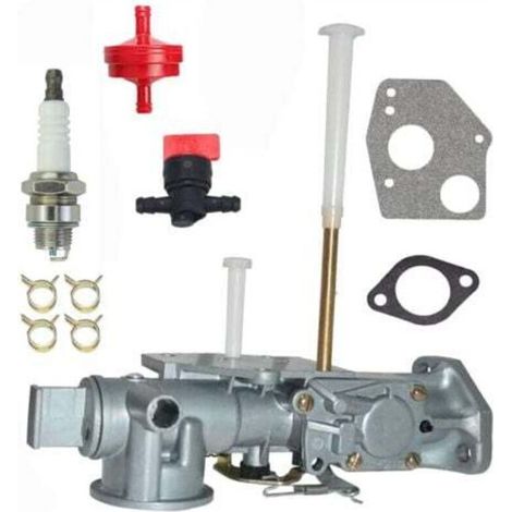 Carburador 299437 297599 para motores Briggs & Stratton de 5 HP series 130201, 130202, 130203, 130205, 130206, 130232-1201-99 y 130232-0619-99