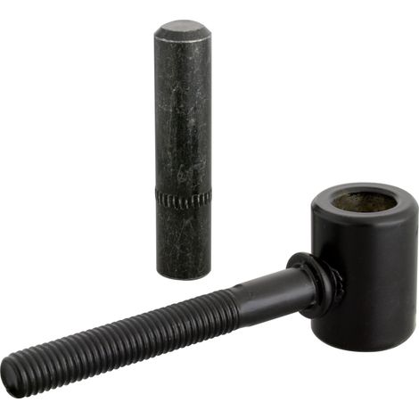 Gond de fixation M10 zingué – Longueur 125 mm – Pour béton et maçonnerie – Montage renforcé pour volets et portails – Alberts