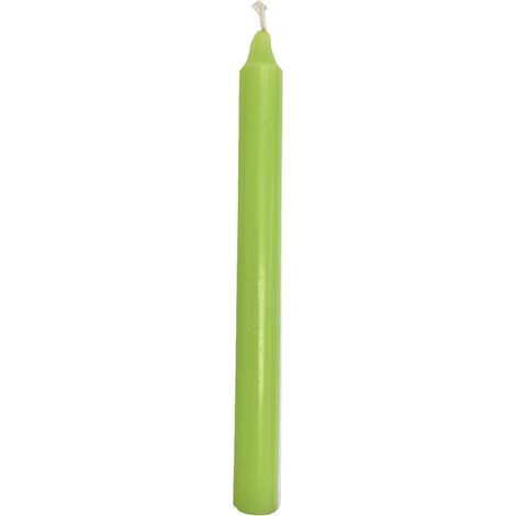 Bougie teintée dans la masse vert pomme