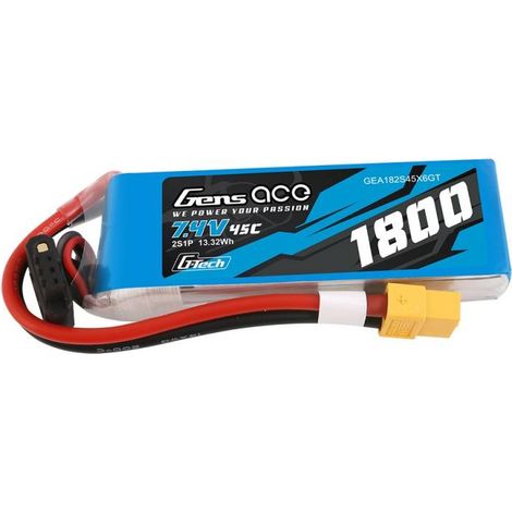 Akkumulator GensAce G-Tech LiPo 1800mAh 7.4V 45C 2S1P XT60