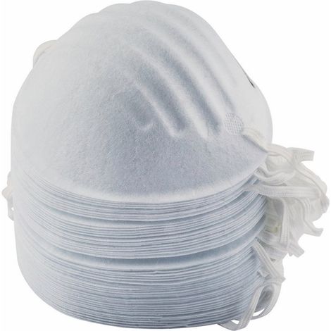 Draper 82478 Pack of 50 Disposable Nuisance Dust Masks for Dust and Particulate Protection (1/2)