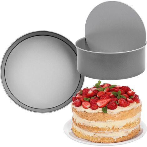 1 x 23cm Loose Base Deep Non-Stick Cake Tin Oven Safe