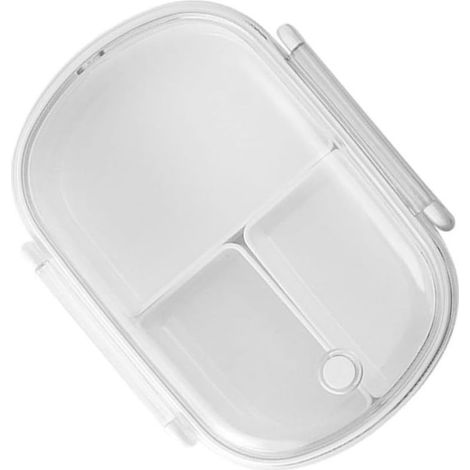 Boîte à bento portable, en plastique PP, avec couvercle (1/5)
