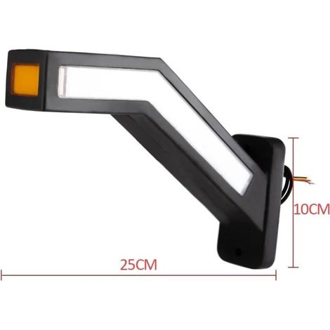 Luci di posizione per rimorchio, luci di posizione, luce di posizione per rimorchio, luci di posizione laterali a LED 12-24V, luci di posizione laterali, luci di posizione per rimorchi di camion, indi (1/4)