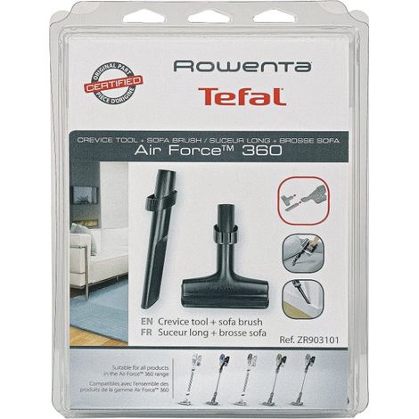 Kit Accessori Rowenta Air Force 360 Nero per Aspiratore