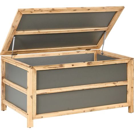 Storage Box ACATE 121 cm 72 cm Grey