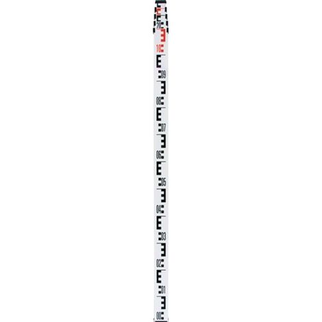 NEDO Teleskopnivellierlatte L.1,22-4m Teilung Rücks.1 m.Libelle - 344115-637