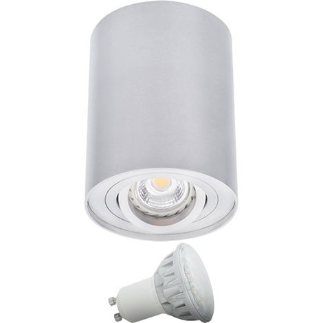 LED 5 Watt Decken Zylinder Leuchte Wohnraum Alu UP Beleuchtung 1-flg