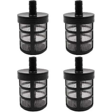 Lot de 4 filtres pour tuyau d'arrosage, filtres d'aspiration pour pompe à eau, filtres pour nettoyeur haute pression pour jardin et cour, 280 380-Karteo (1/5)