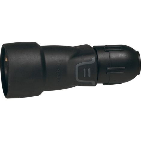 Prolunga 2P+T – Standard francese – Gomma nera – Automatico - LEG050441