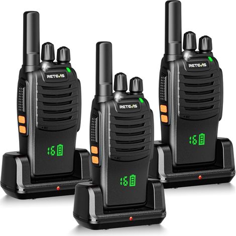 Talkie Walkie, Talkie-Walkie Professionnel avec Écran 3 Pcs (1/5)