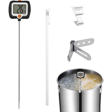 Thermomètre de Cuisson - Outil Mesure À Sonde Longue Avec Pince (1/5)