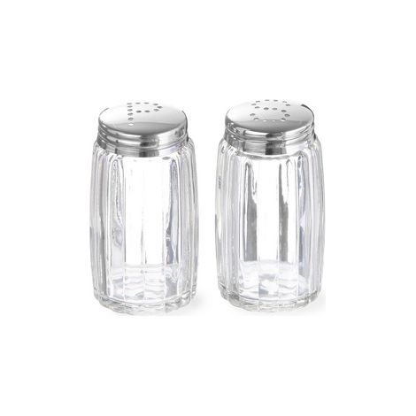 Ensemble à épices : salière et poivrière, diamètre 40 mm, hauteur 70 mm - Hendi 465387