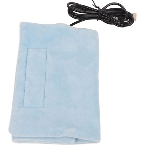 Chauffe-biberon bleu en coton, USB, maintien de la chaleur, pour l'alimentation de bébé en voiture (1/5)