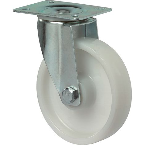 Rouleau de renvoi B10 Ø de la roue 58 mm Capacité de charge 80 plastique Longueur du plateau93xl70 mm
