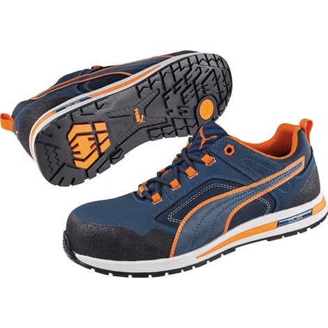 PUMA Crosstwist Low 643100-41 Sicherheitsschuh S3 Schuhgröße (EU): 41 Blau, Orange 1 St. (1/3)