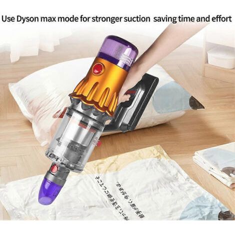NALOOKAMIC Adaptateur d'embout d'aspiration rapide pour aspirateur V12 Slim Series - Pièces détachées pour sac de rangement d'aspirateur - Élimination rapide de l'air