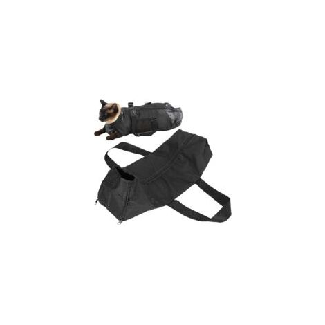 Houhence – Sac de bain de toilettage pour chat – Tissu Oxford PU 420D – Sécurise the toilettage and the bath – Pour coupe des ongles et netoyage des oreilles - Crezuo