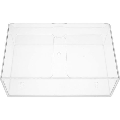 Porte-essuie-tout mural en plastique grand format , grande capacité , facile à installer et nettoyer (1/5)