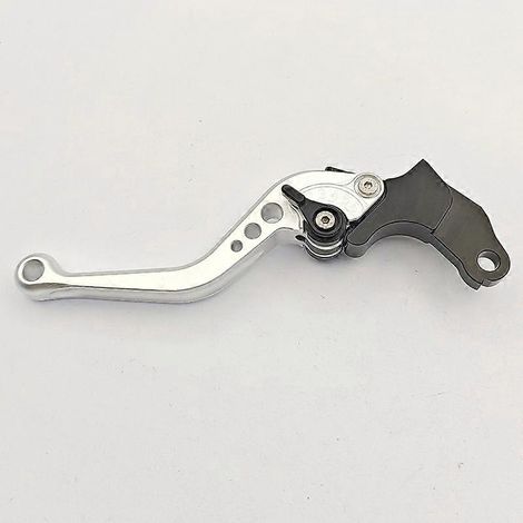 Suitable for Suzuki motorcycle GS500E/F modification adjustment aluminum alloy clutch handle screw bracket accessories( Shorthandled silver) (1/5)