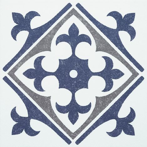 Dalles murales adhésives Bleu Lot de 6 15 cm x 15 cm (1/4)