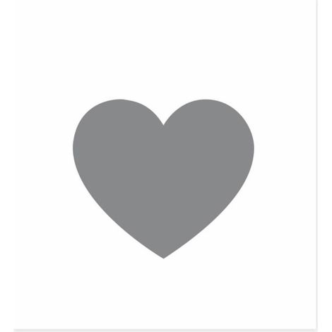 Sticker Coeur pour décoration murale personnalisée (1/2)