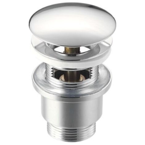 Washbasin and bidet drain with overflow, pop-up drain fitting for washbasins 1" 1/4", drain valve, universal drain with hole for washbasins and sinks (1/5)