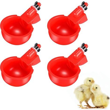 Abreuvoir Poules, Abreuvoir Automatique Poule, Abreuvoir Volaille, Volaille Automatique Abreuvoir, Tasses Automatiques de Buveur de Poulet pour Poulets, Canards, Oies, Dinde, Caille D' (1/5)