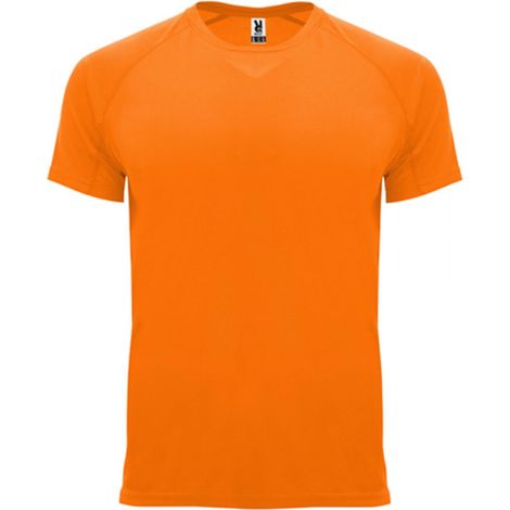 Camiseta técnica de manga ranglán con factor protección UV BAHRAIN ROLY XL Naranja flúor