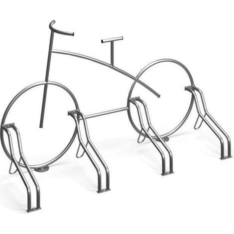 Support vélo ROWER en acier galvanisé (1/3)