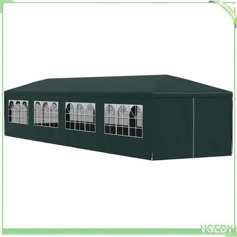 Tente de réception - FAFEICY - 45107 - 3 x 12 m - Cadre inox - PE anti-UV étanche (1/5)