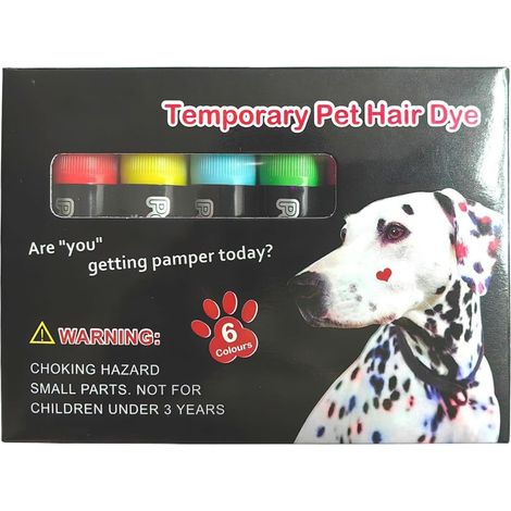 Dog Hair Dye, Temporary Pet Hair Dye, Safe Temporary Paint (1/5)