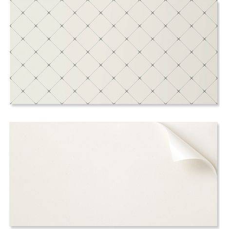 Suelo vin铆lico autoadhesivo con gr谩ficos para cocina, 100x50 cm, dise帽o geom茅trico de rombos.