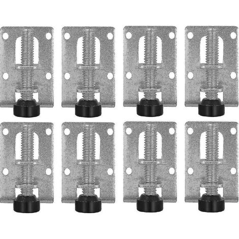 8pcs Adjustable Stainless Steel Furniture Feet Height Adjustable Furniture Feet (1/5)